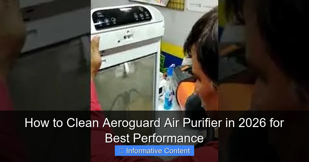 How to Clean Aeroguard Air Purifier in 2026 for Best Performance