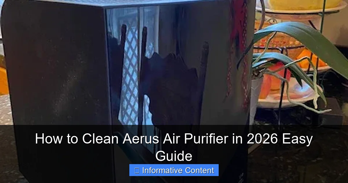 How to Clean Aerus Air Purifier in 2026 Easy Guide