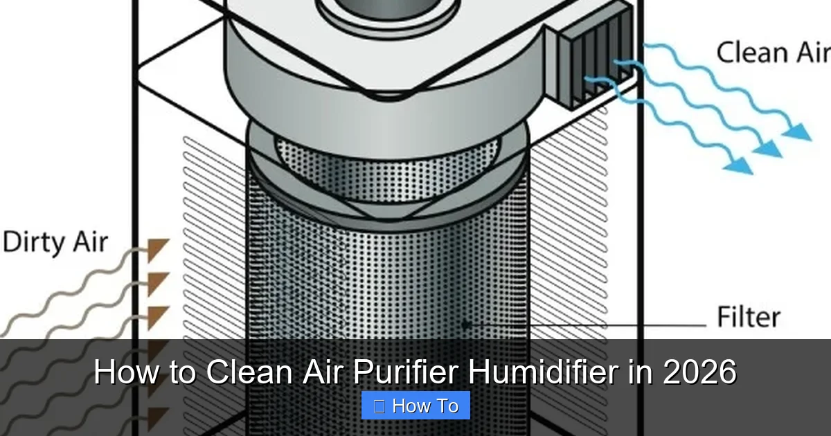 How to Clean Air Purifier Humidifier in 2026
