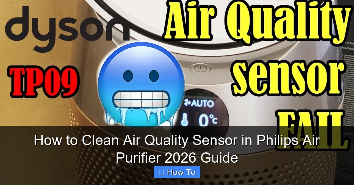 How to Clean Air Quality Sensor in Philips Air Purifier 2026 Guide