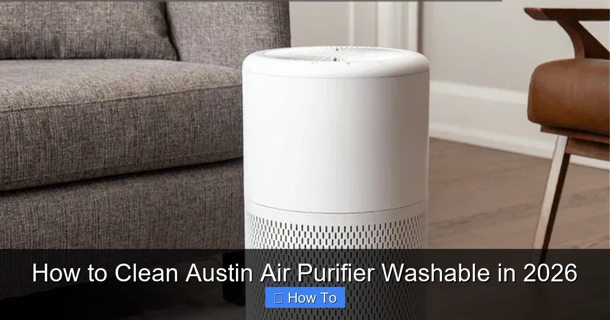 How to Clean Austin Air Purifier Washable in 2026