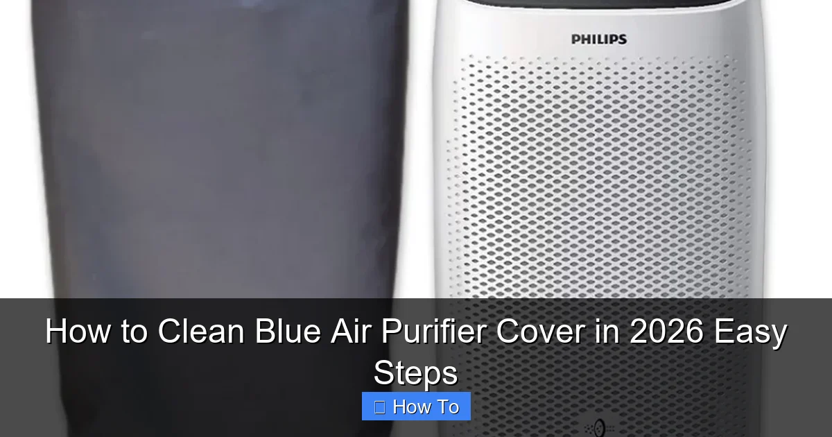 How to Clean Blue Air Purifier Cover in 2026 Easy Steps
