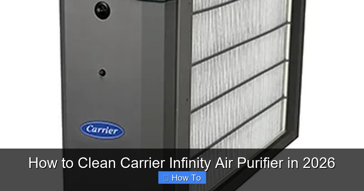 How to Clean Carrier Infinity Air Purifier in 2026