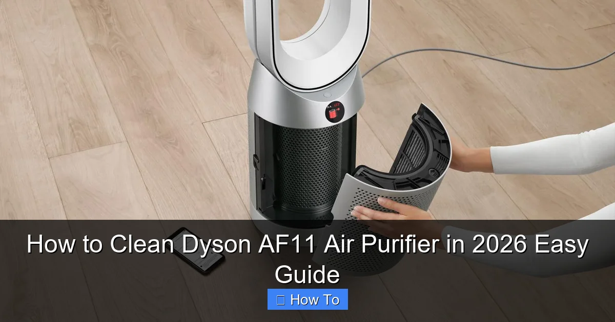 How to Clean Dyson AF11 Air Purifier in 2026 Easy Guide
