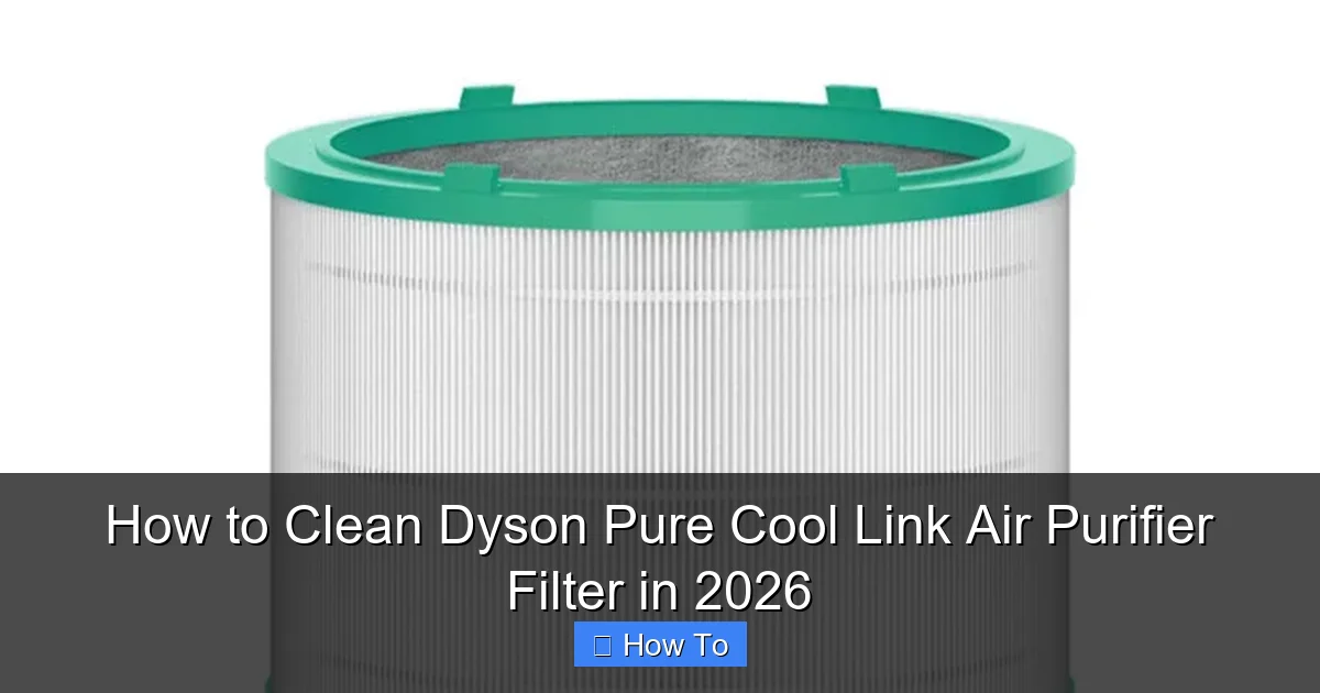 How to Clean Dyson Pure Cool Link Air Purifier Filter in 2026