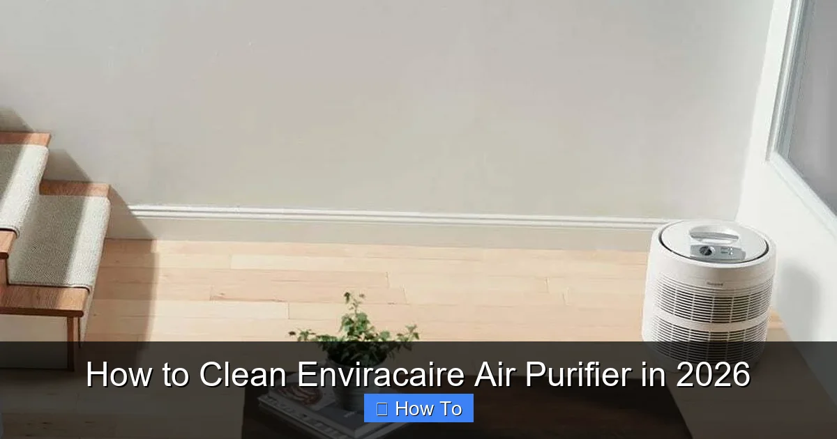 How to Clean Enviracaire Air Purifier in 2026