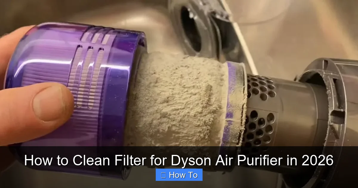 How to Clean Filter for Dyson Air Purifier in 2026