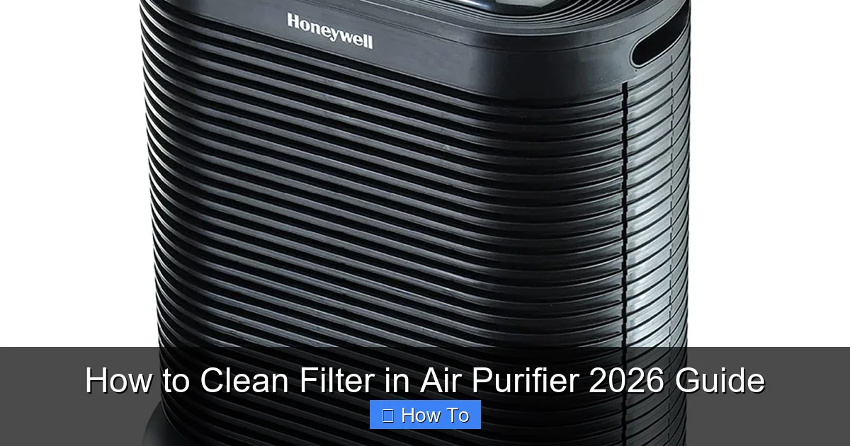 How to Clean Filter in Air Purifier 2026 Guide