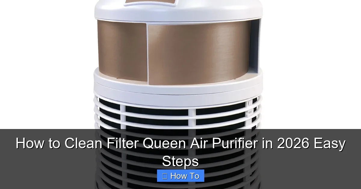 How to Clean Filter Queen Air Purifier in 2026 Easy Steps