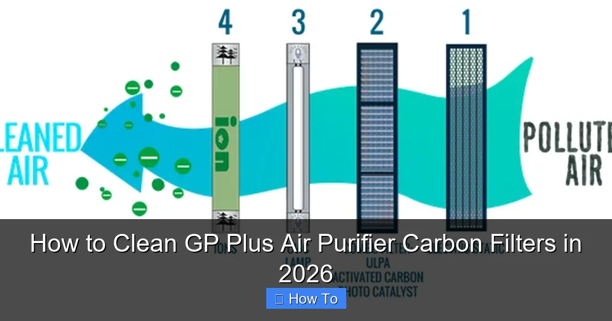 How to Clean GP Plus Air Purifier Carbon Filters in 2026