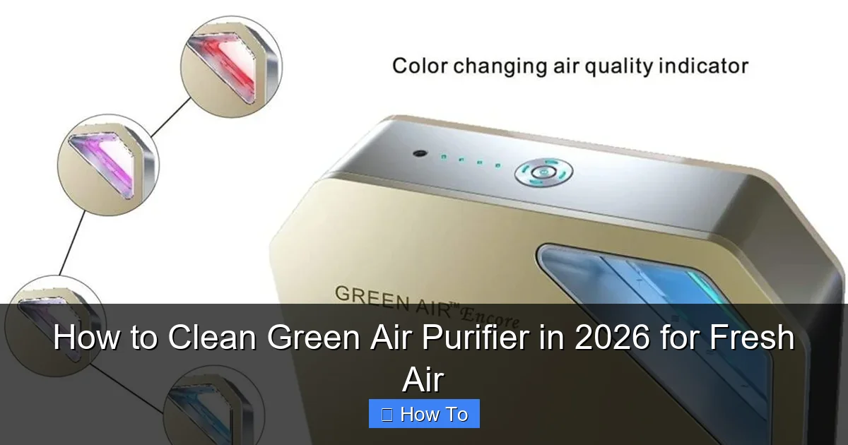 How to Clean Green Air Purifier in 2026 for Fresh Air