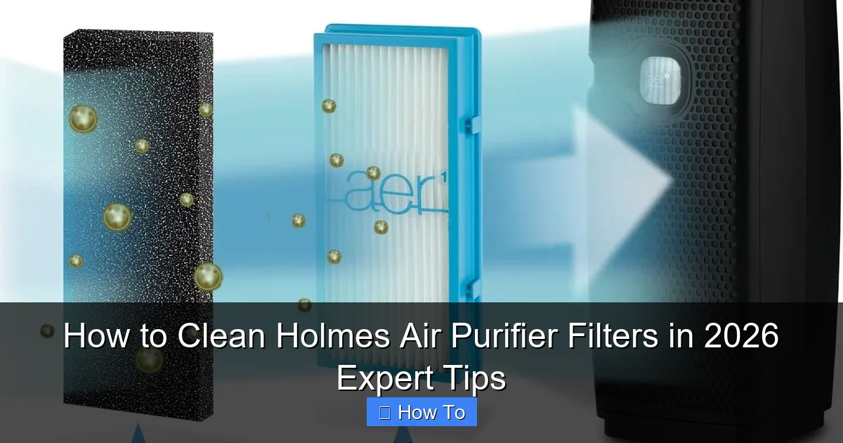 How to Clean Holmes Air Purifier Filters in 2026 Expert Tips