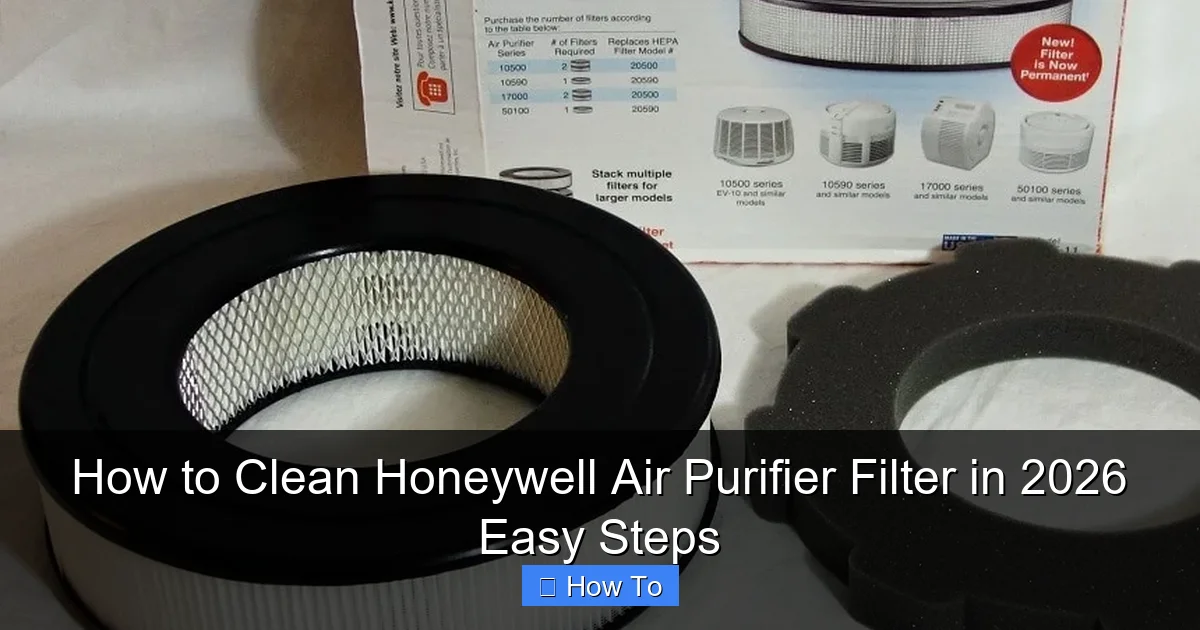 How to Clean Honeywell Air Purifier Filter in 2026 Easy Steps