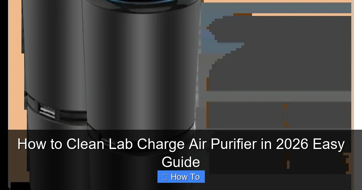 How to Clean Lab Charge Air Purifier in 2026 Easy Guide