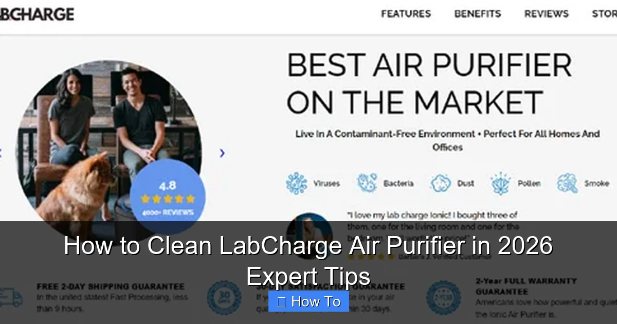 How to Clean LabCharge Air Purifier in 2026 Expert Tips