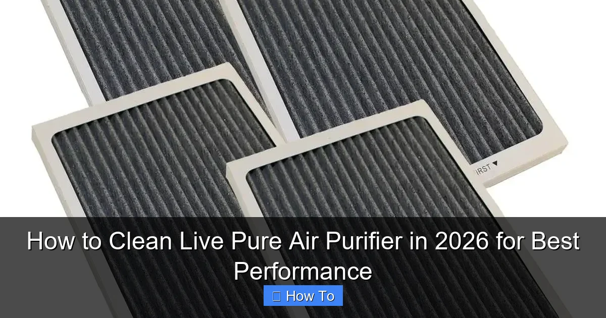 How to Clean Live Pure Air Purifier in 2026 for Best Performance