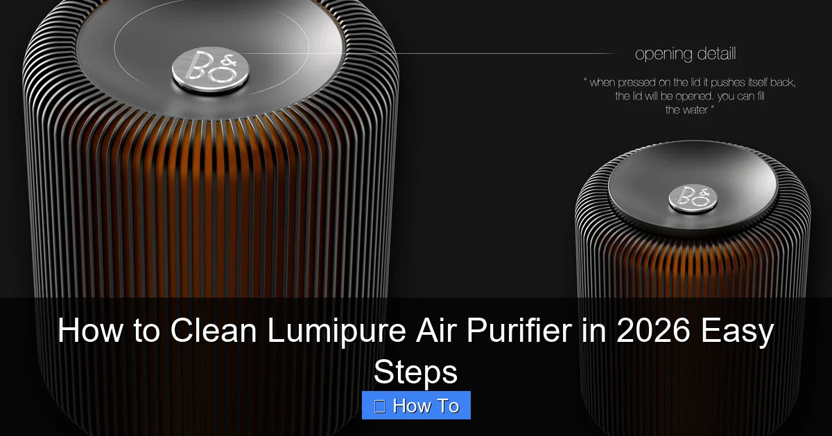 How to Clean Lumipure Air Purifier in 2026 Easy Steps