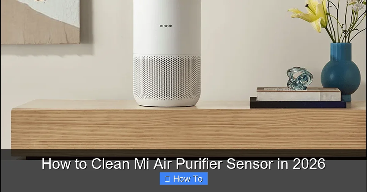 How to Clean Mi Air Purifier Sensor in 2026