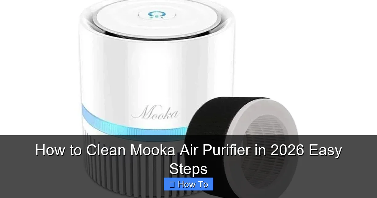 How to Clean Mooka Air Purifier in 2026 Easy Steps