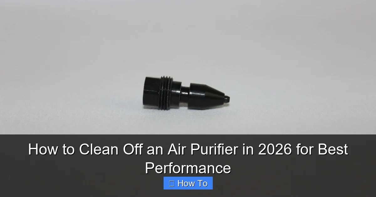 How to Clean Off an Air Purifier in 2026 for Best Performance