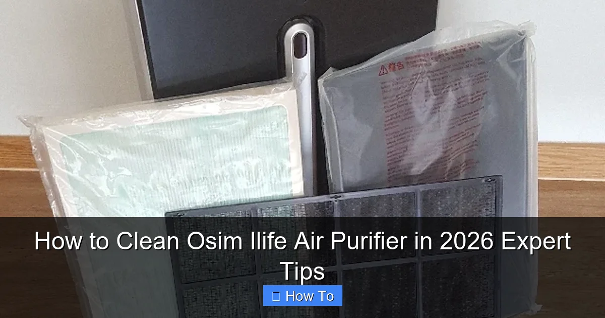 How to Clean Osim Ilife Air Purifier in 2026 Expert Tips