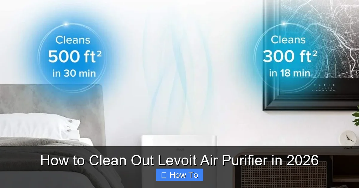 How to Clean Out Levoit Air Purifier in 2026