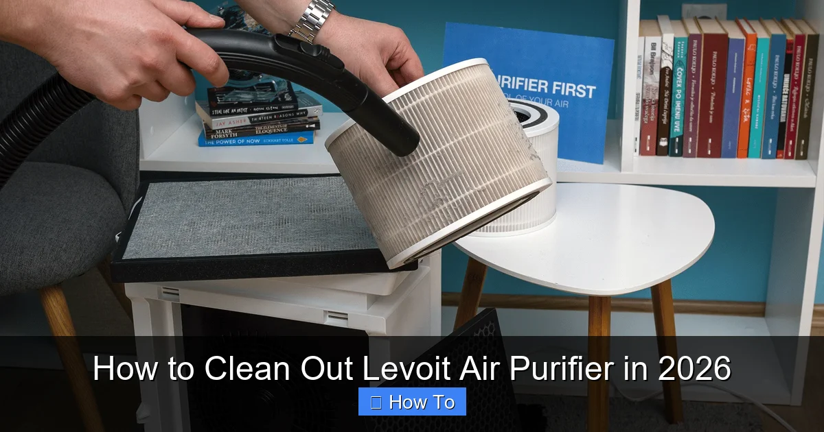 How to Clean Out Levoit Air Purifier in 2026