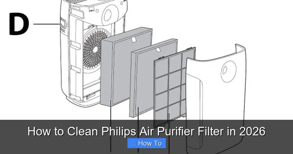 How to Clean Philips Air Purifier Filter in 2026