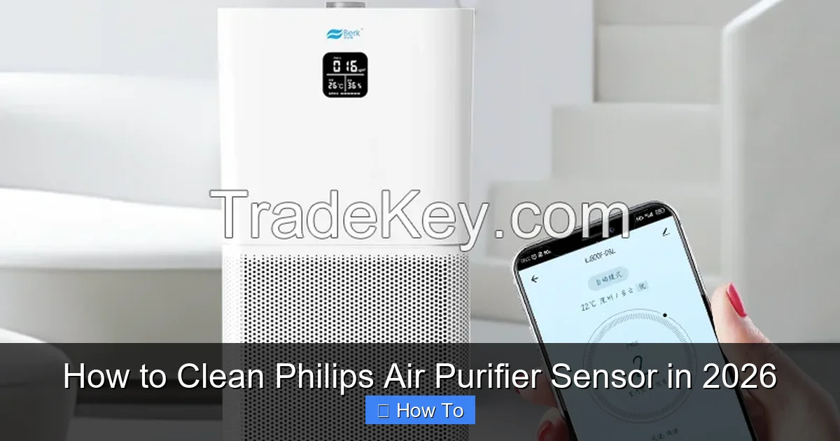 How to Clean Philips Air Purifier Sensor in 2026