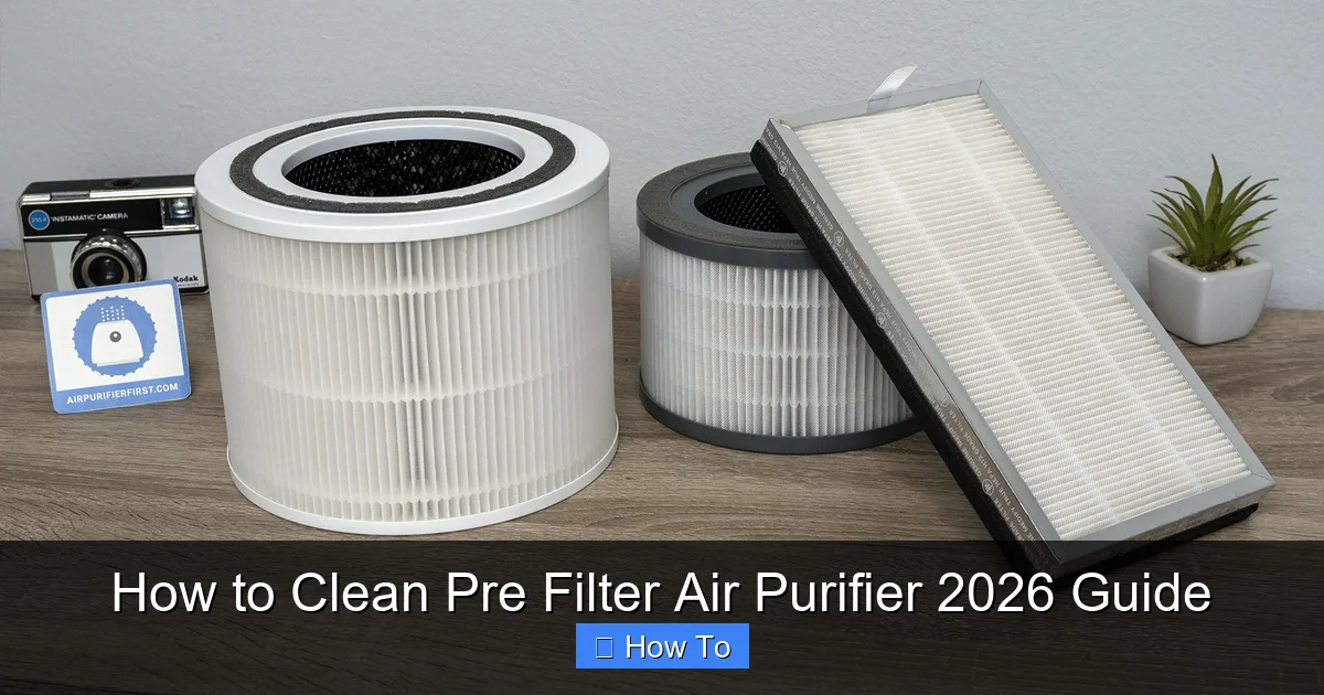 How to Clean Pre Filter Air Purifier 2026 Guide