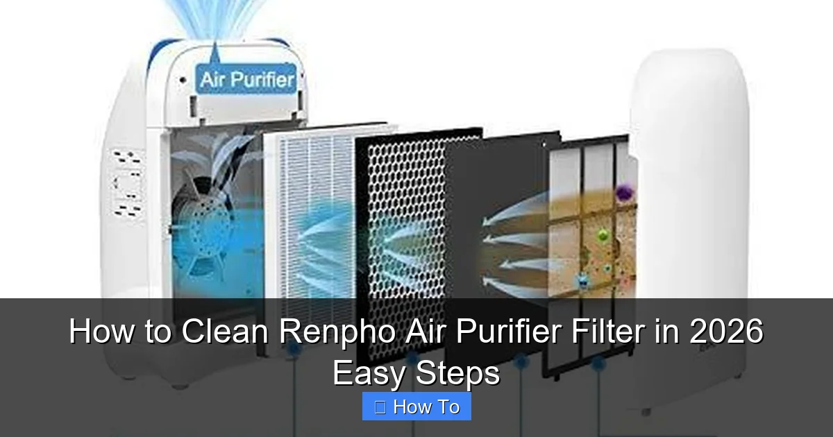 How to Clean Renpho Air Purifier Filter in 2026 Easy Steps