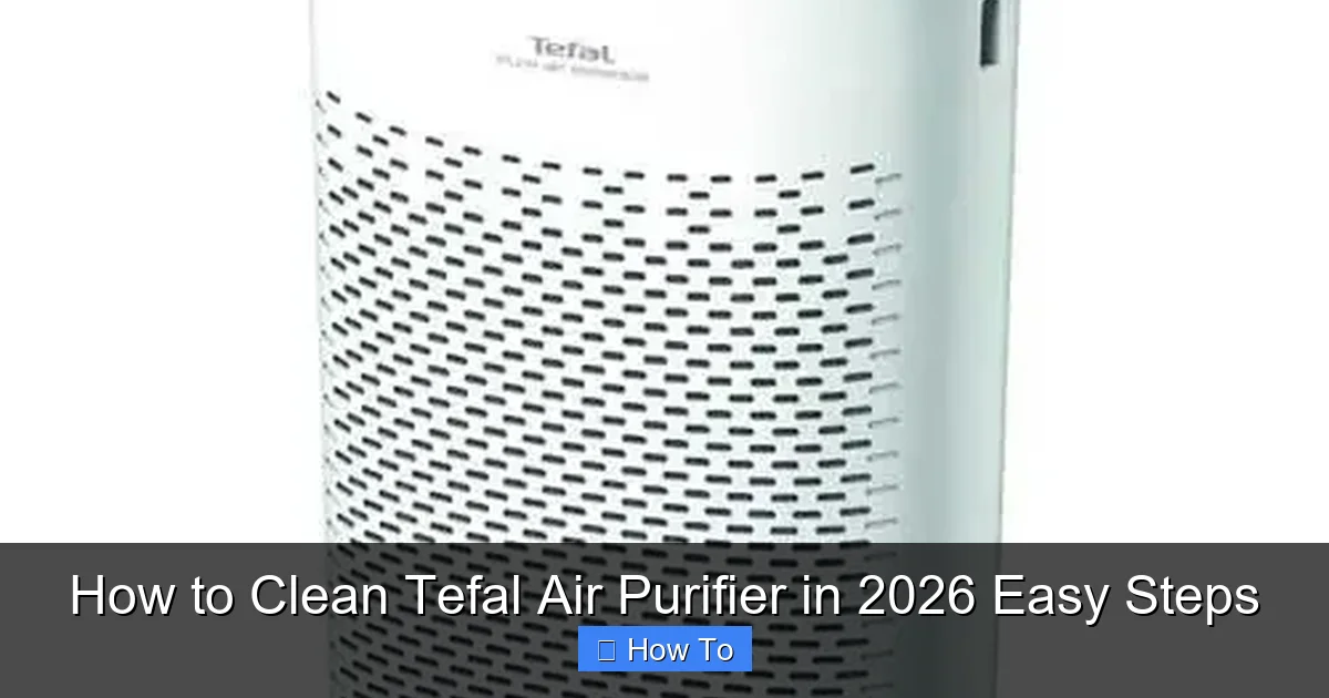 How to Clean Tefal Air Purifier in 2026 Easy Steps
