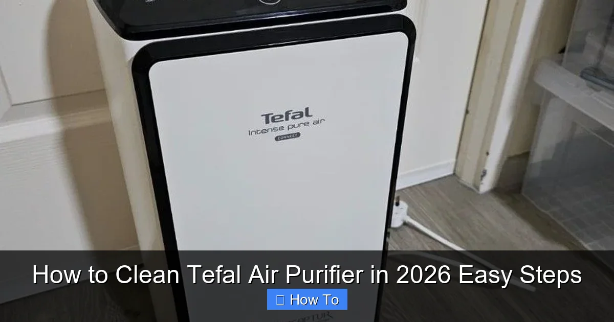 How to Clean Tefal Air Purifier in 2026 Easy Steps