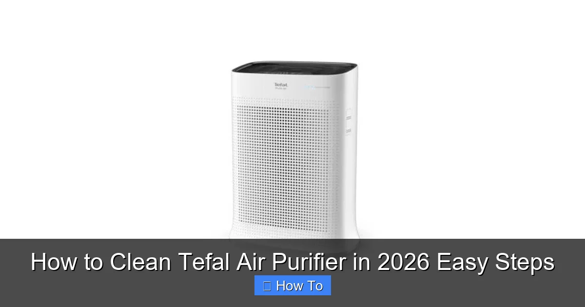 How to Clean Tefal Air Purifier in 2026 Easy Steps