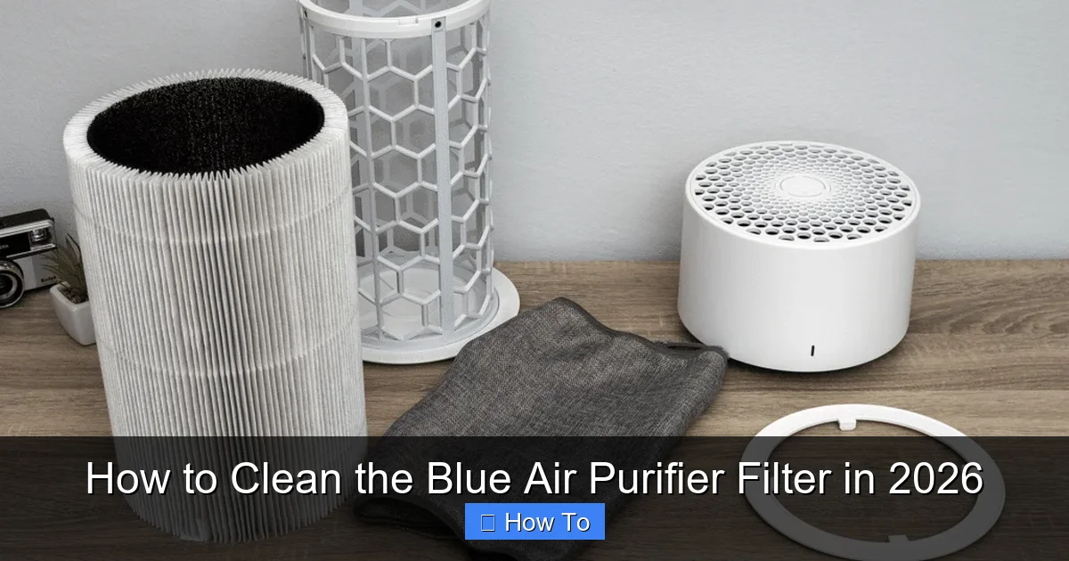 How to Clean the Blue Air Purifier Filter in 2026