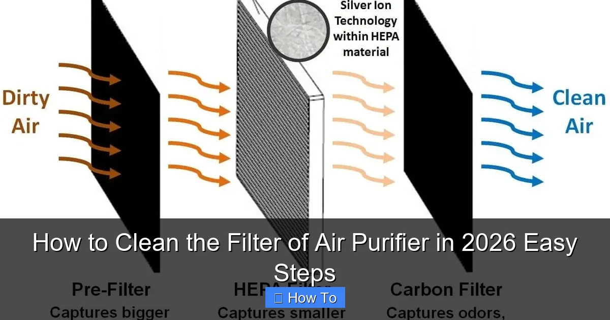 How to Clean the Filter of Air Purifier in 2026 Easy Steps