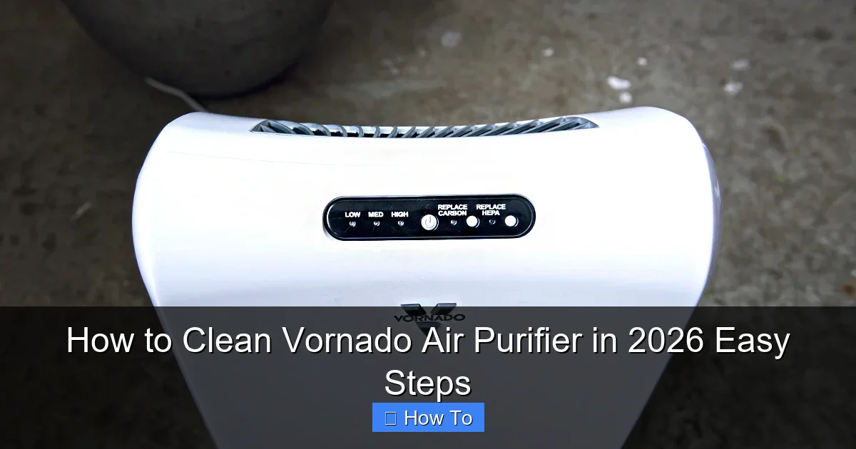 How to Clean Vornado Air Purifier in 2026 Easy Steps