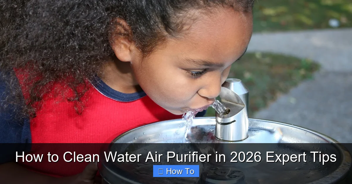How to Clean Water Air Purifier in 2026 Expert Tips