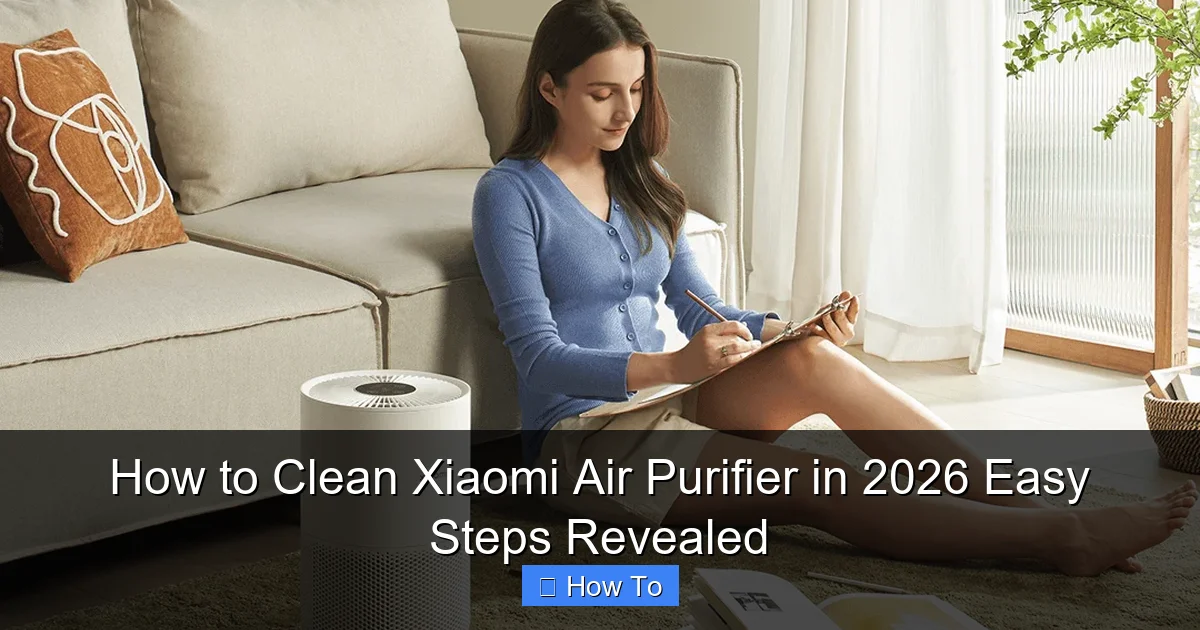 How to Clean Xiaomi Air Purifier in 2026 Easy Steps Revealed
