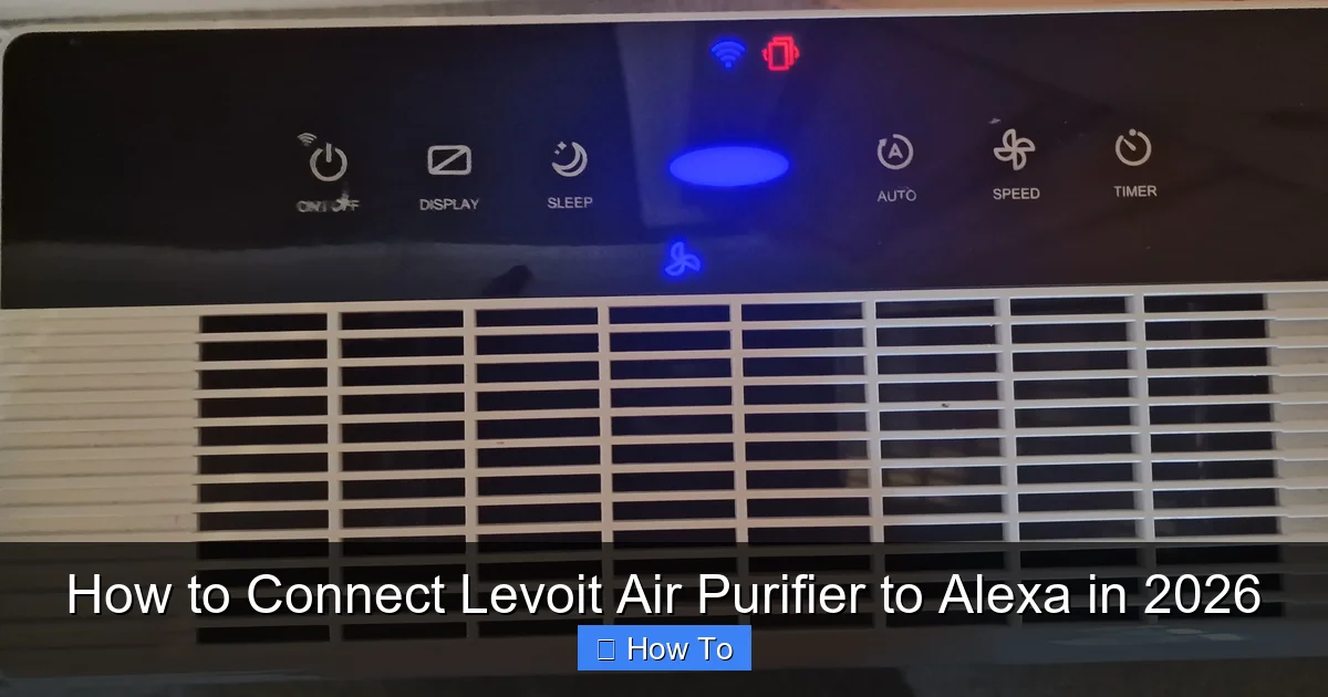 How to Connect Levoit Air Purifier to Alexa in 2026