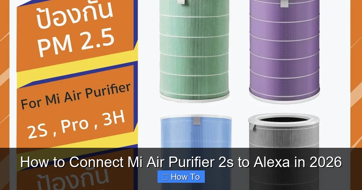 How to Connect Mi Air Purifier 2s to Alexa in 2026