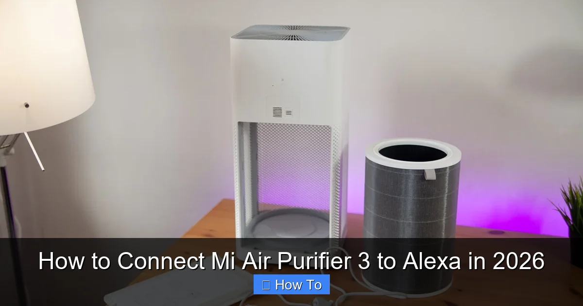 How to Connect Mi Air Purifier 3 to Alexa in 2026