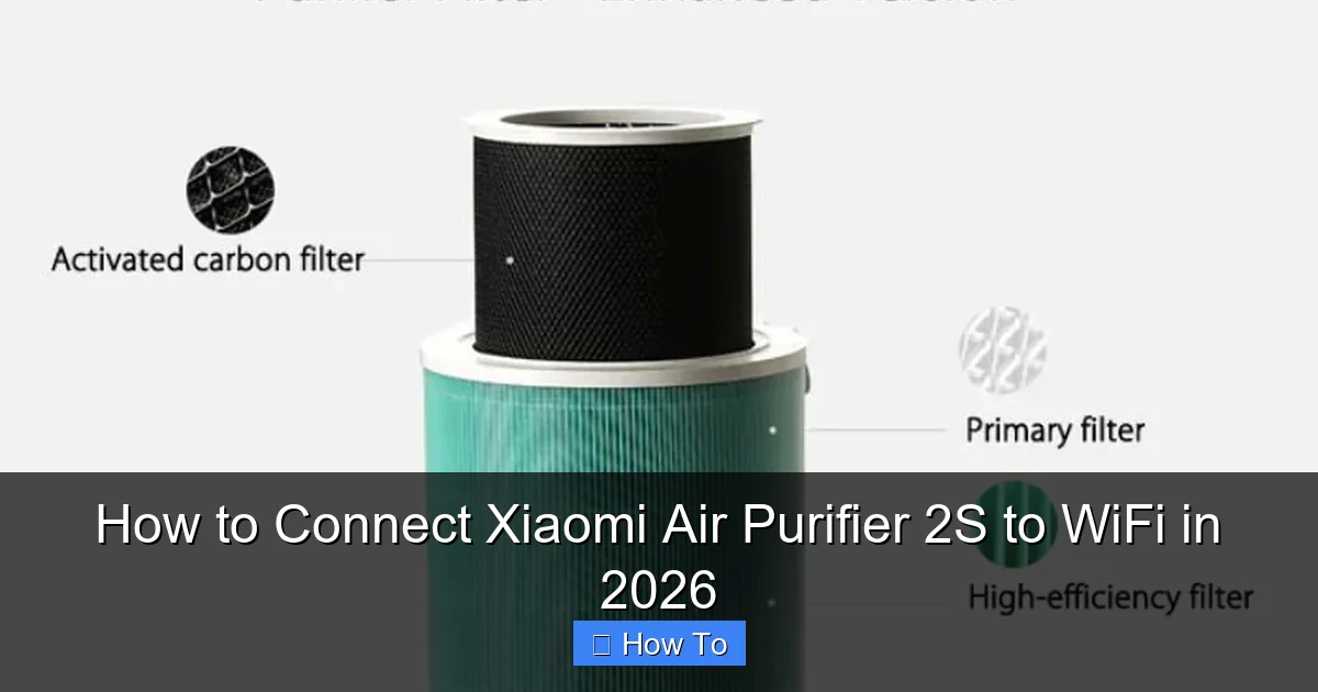 How to Connect Xiaomi Air Purifier 2S to WiFi in 2026