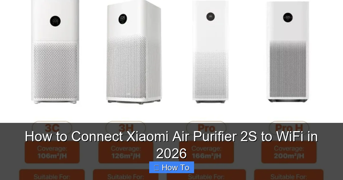 How to Connect Xiaomi Air Purifier 2S to WiFi in 2026