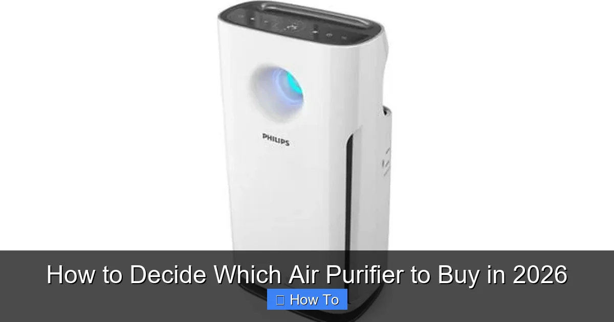 How to Decide Which Air Purifier to Buy in 2026