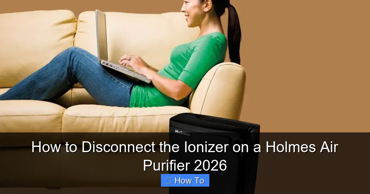 How to Disconnect the Ionizer on a Holmes Air Purifier 2026