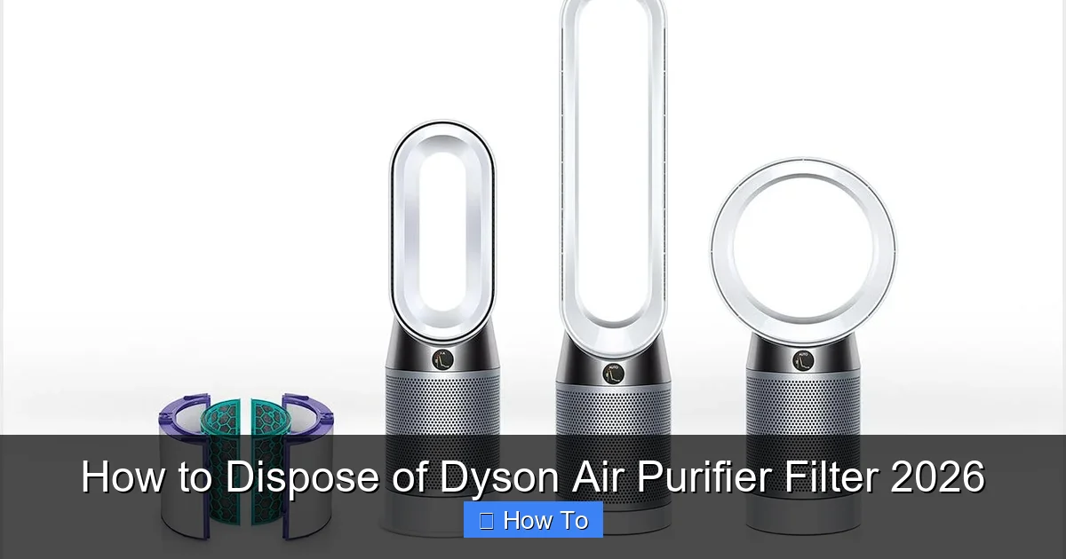 How to Dispose of Dyson Air Purifier Filter 2026