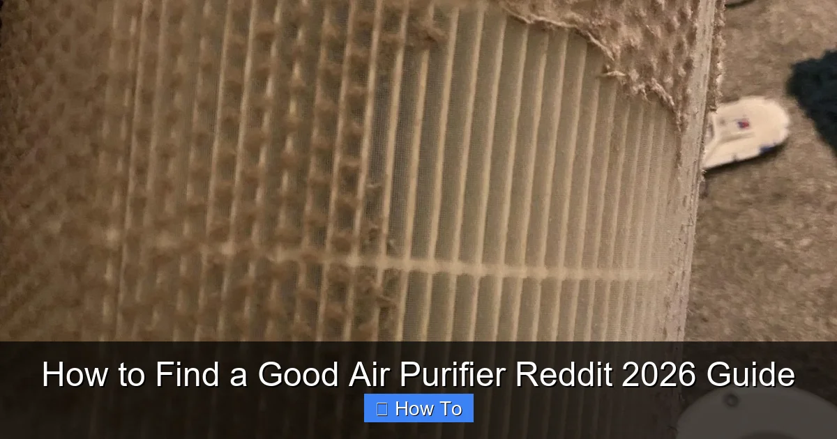 How to Find a Good Air Purifier Reddit 2026 Guide