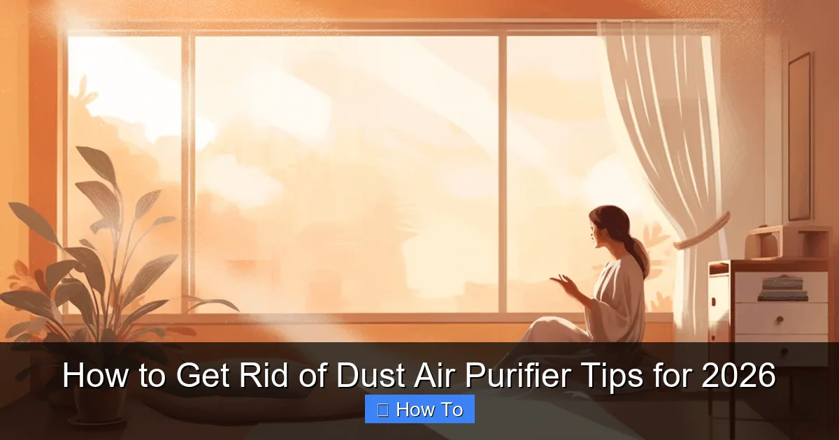 How to Get Rid of Dust Air Purifier Tips for 2026
