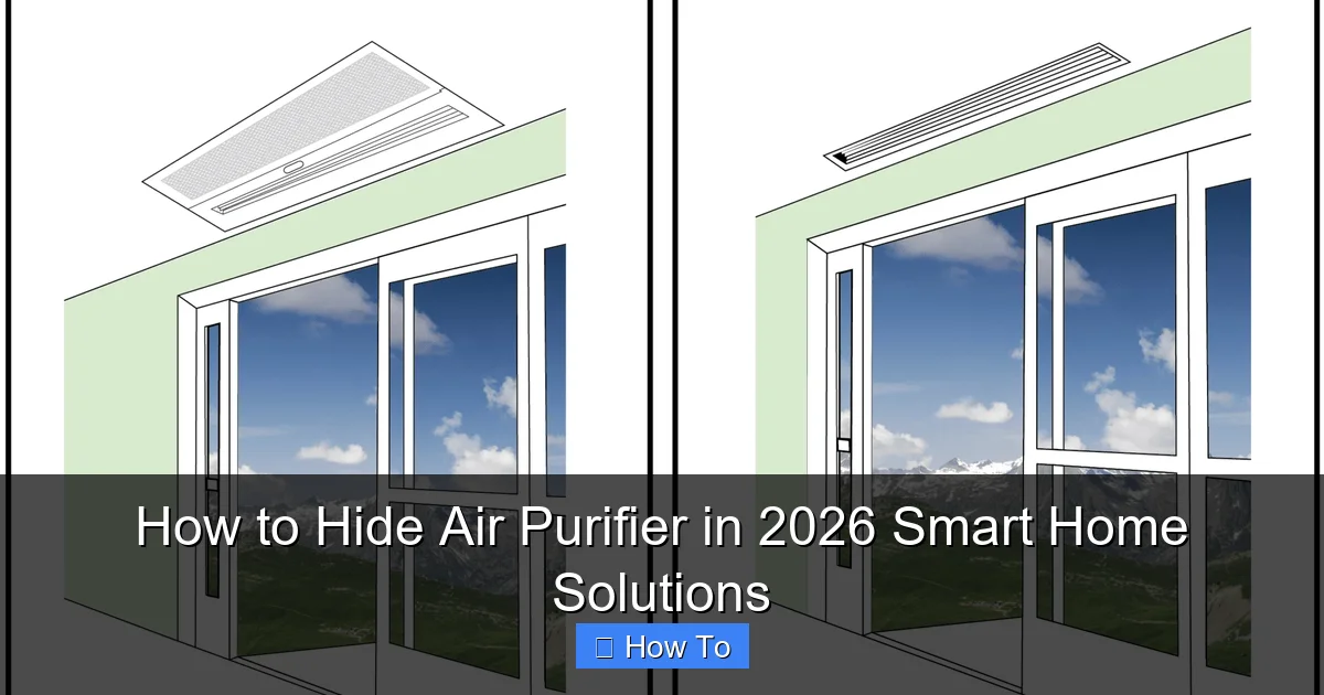 How to Hide Air Purifier in 2026 Smart Home Solutions